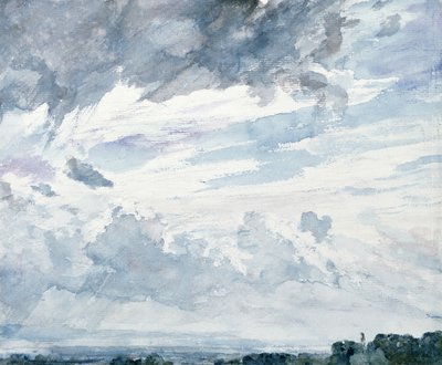 Wolkstudie door John Constable